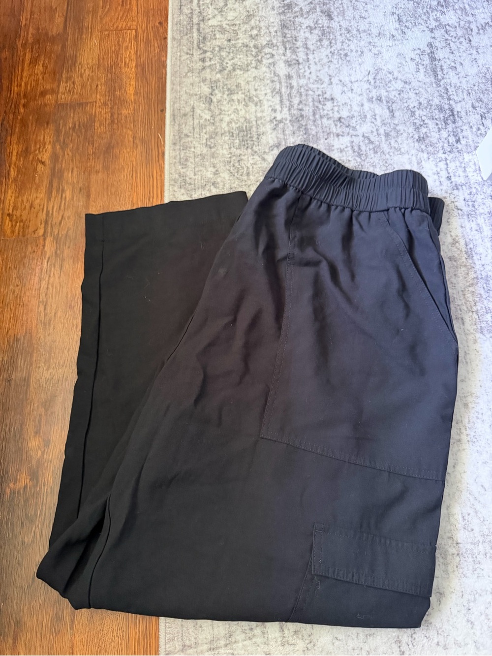 a new day Women's Black Elastic-Waist Sweatpants